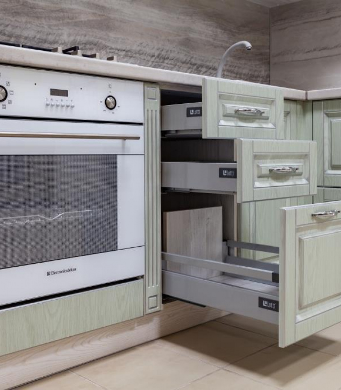 Кухня 023 Патина Серебро