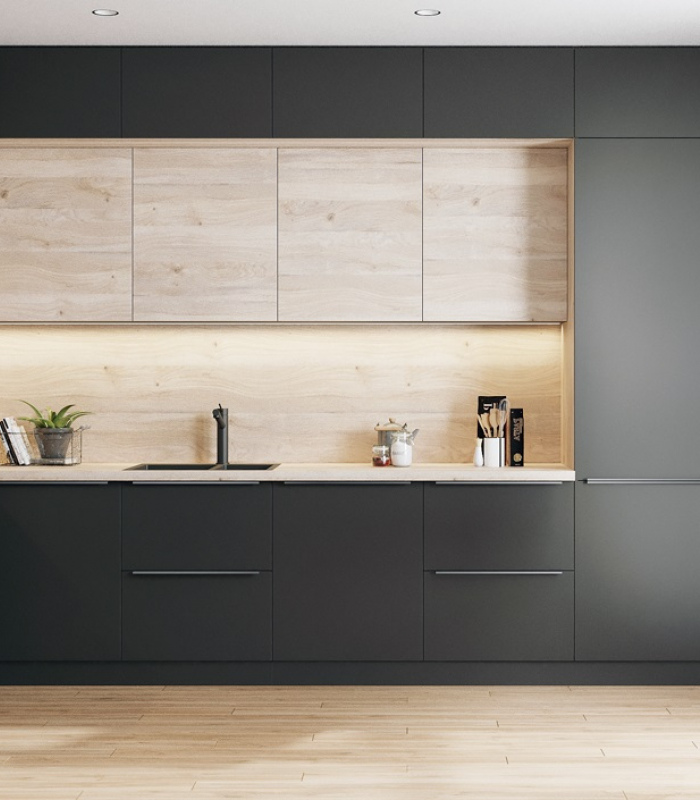 Кухня 002 МДФ матовый