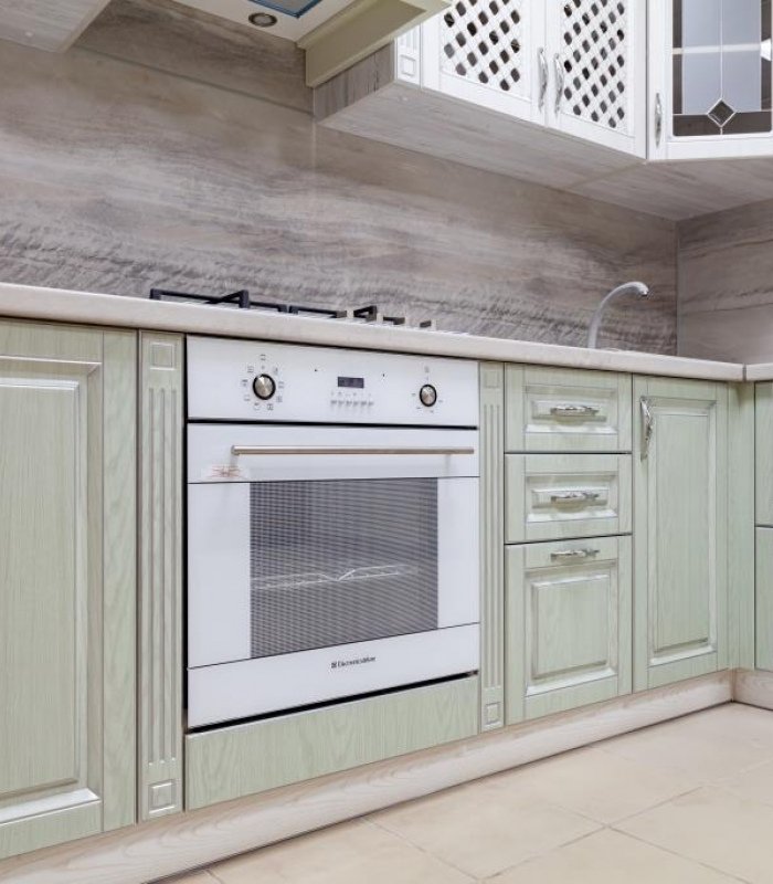 Кухня 023 Патина Серебро