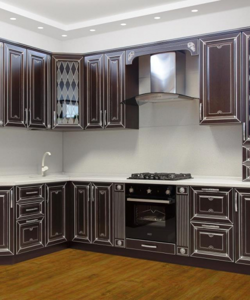 Кухня 022 Патина Серебро