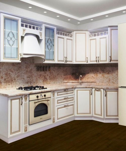 Кухня 021 Патина Золото