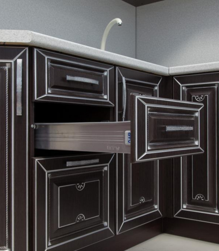 Кухня 022 Патина Серебро